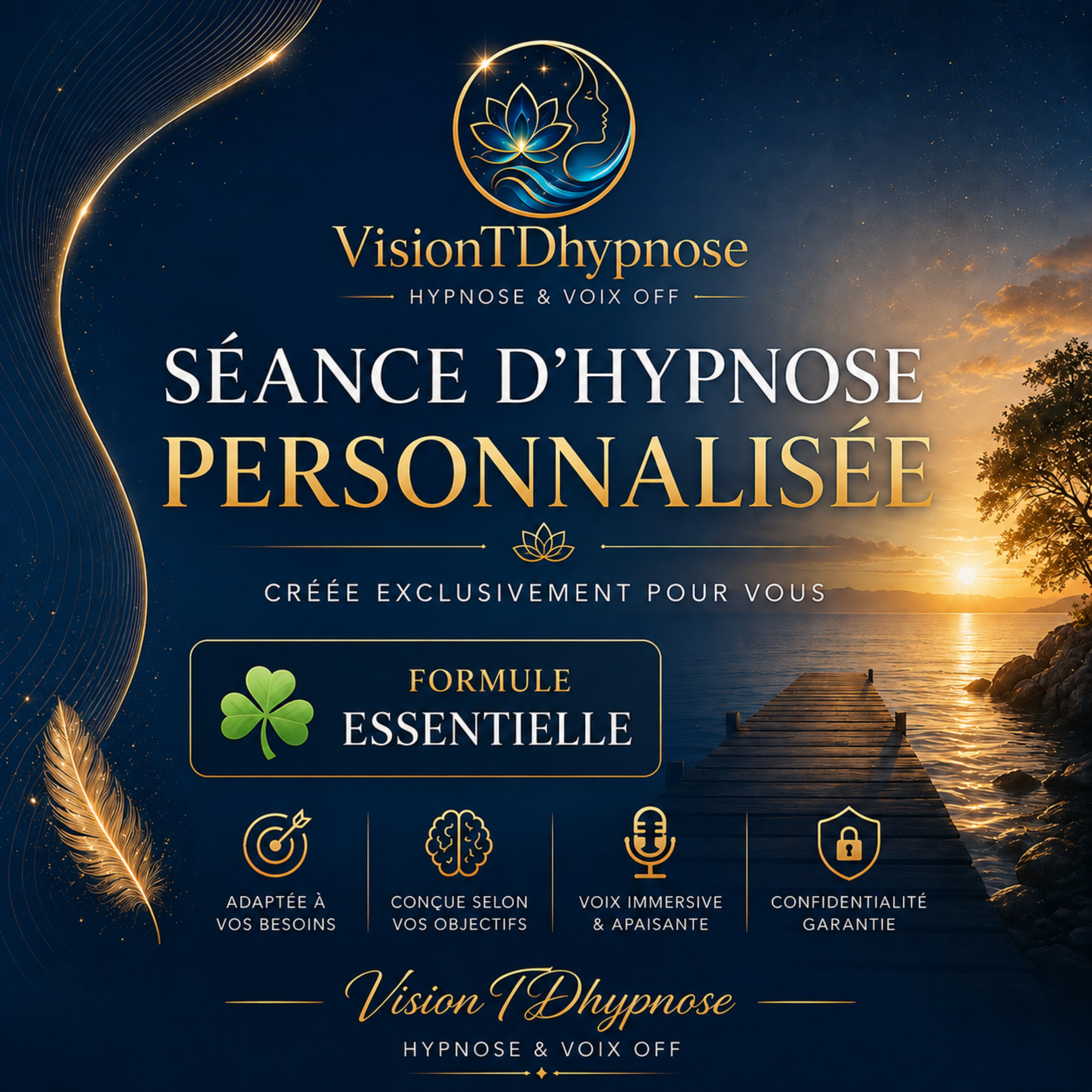 🍀 Séance d’hypnose personnalisée – Formule Essentielle